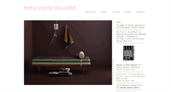 Desktop Screenshot of marielouisehellgren.com